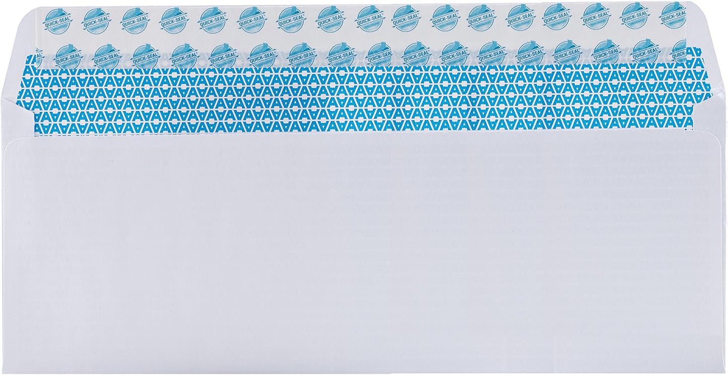 Aimoh #10 Security Self Seal Envelopes ‰ÛÒ 100 Qty |No Window, EnveGuard, 4‰ÉÝ x 9å?", White, 24 LB, 100 Count (34100)