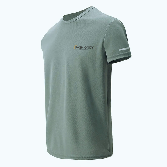 Casual Half Sleeve T-shirt Grey